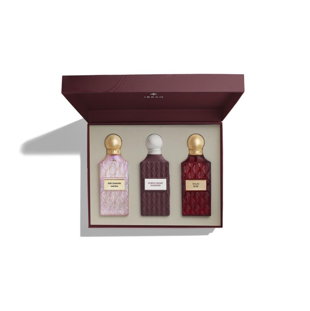 Ibrahim Al Qurashi Red Diamond Box, 3 × 75 ml