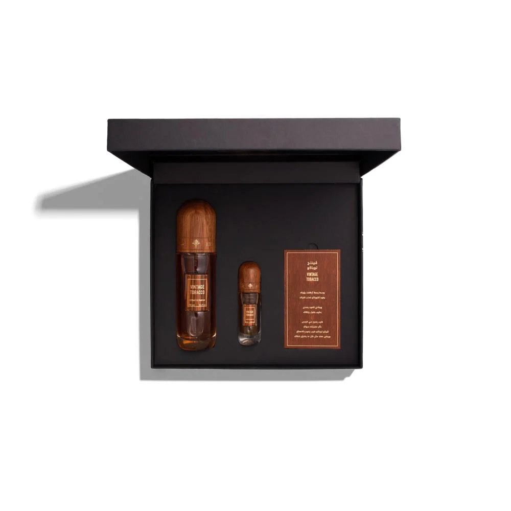 Ibrahim Al Qurashi Vintage Tobacco Box, 100 ml + 10 ml