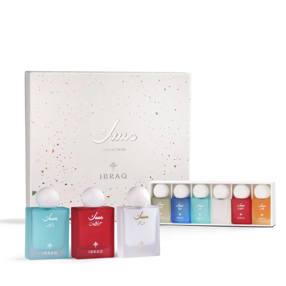 Ibrahim Al Qurashi Musk Grand Collection, 3 × 75 ml + 6 × 10 ml
