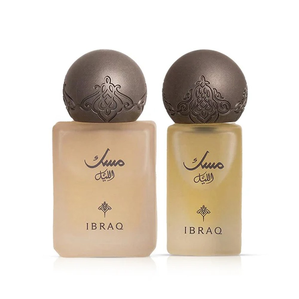 Ibrahim Al Qurashi Mini Al Layl Musk, 10 ml Oil + 6 ml Musk