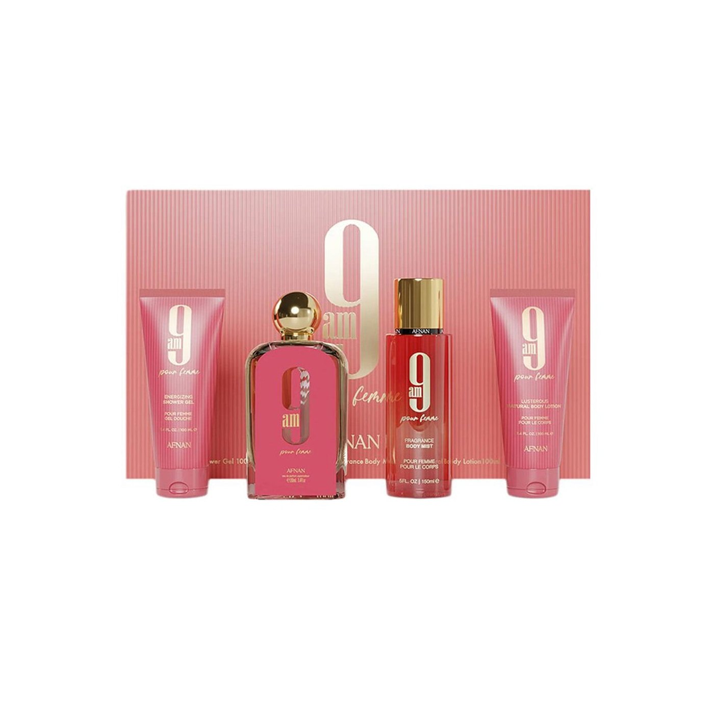 Afnan Set Afnan 9am Pink Woman, 100ML