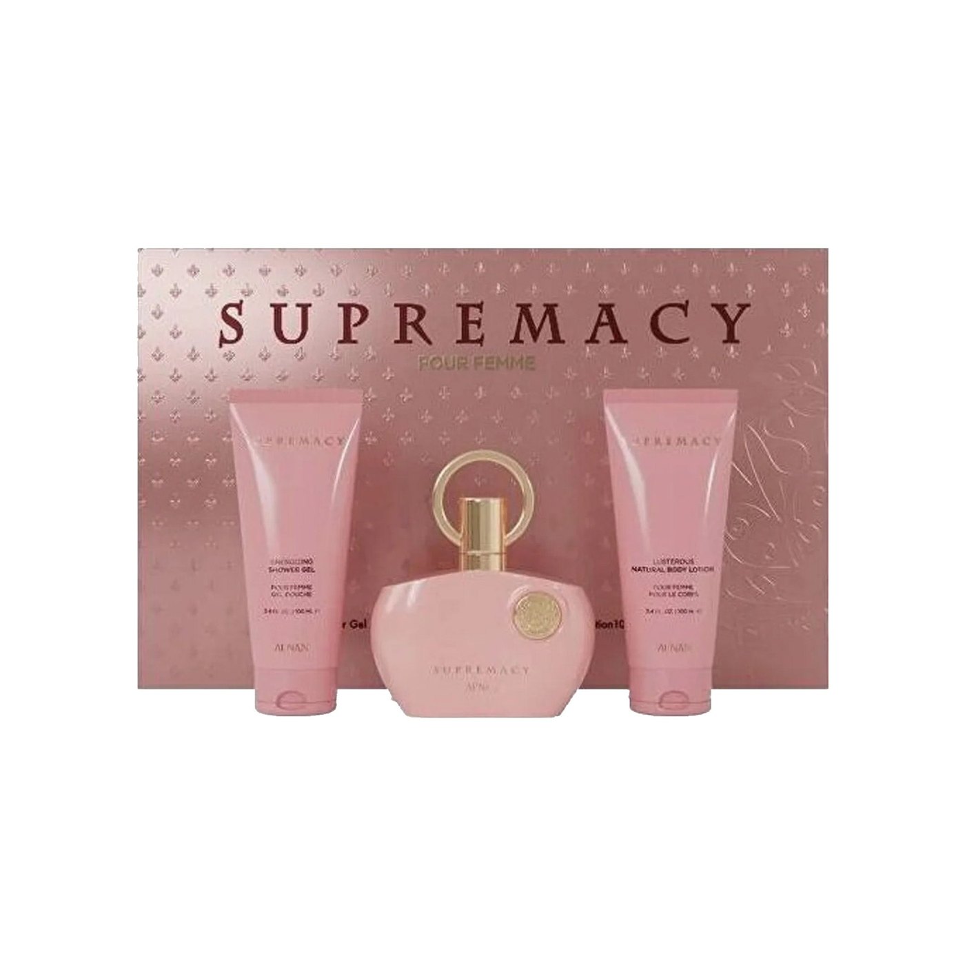 Afnan Supermacy Pink Edp Gift Set, 90ml