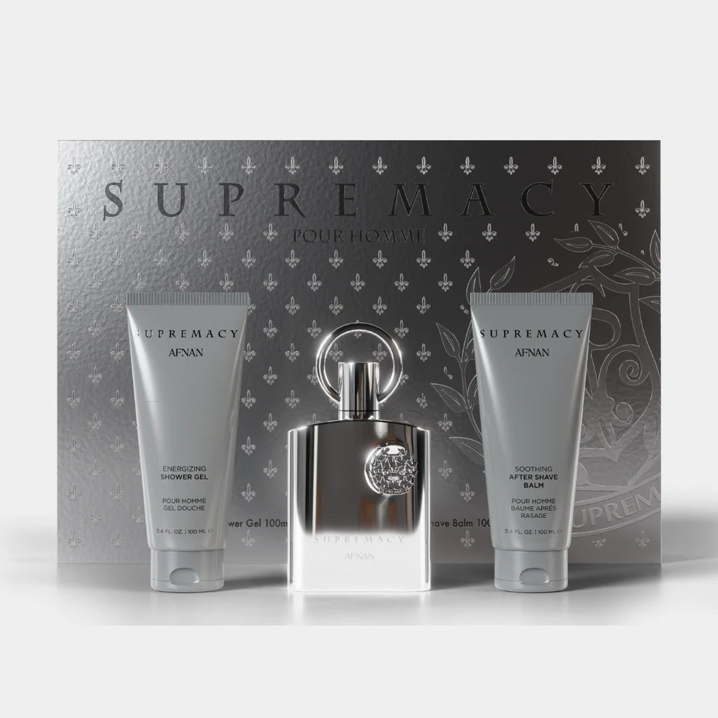 Afnan Supremacy Silver Gift Set, 100ml